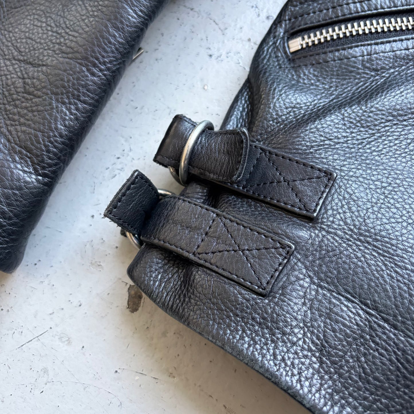 Acne Studios Moto Leather Jacket (48)