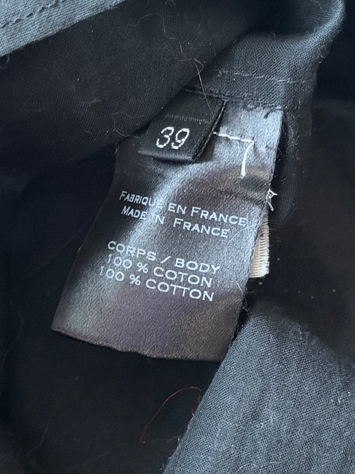 Balmain Decarnin Black Chest Pocket Button Up (39)