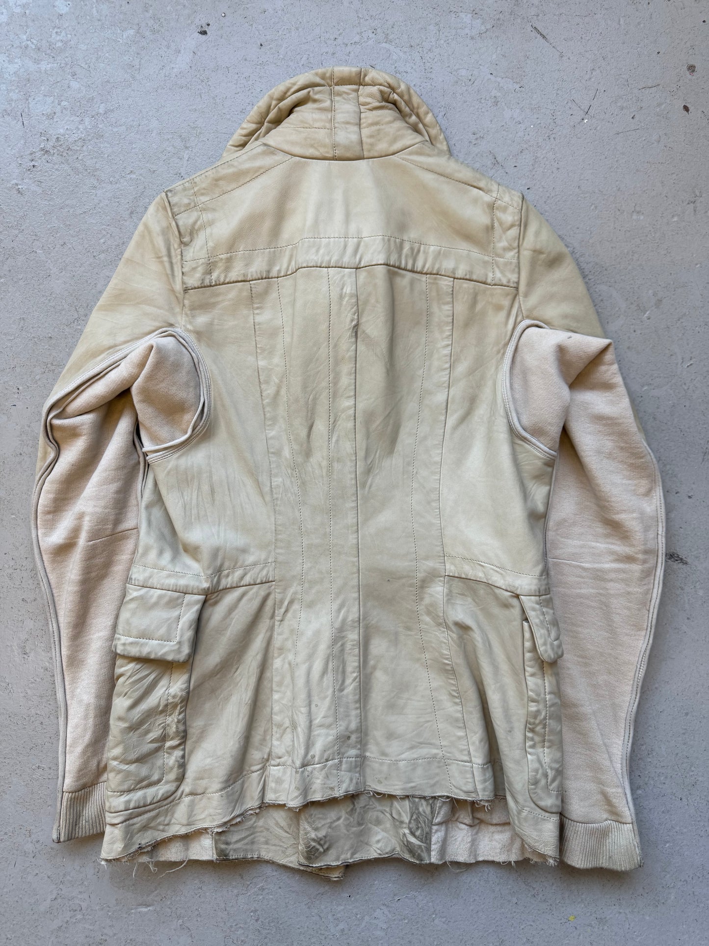 Rick Owens FW03 Trucker Leather Jacket (44)