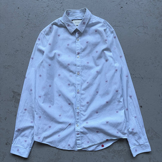 Gucci 2016 Star Embroidered Button Up (39/15.5)