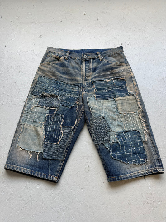 Isamu Katayama Backlash Patchwork Shorts (34)