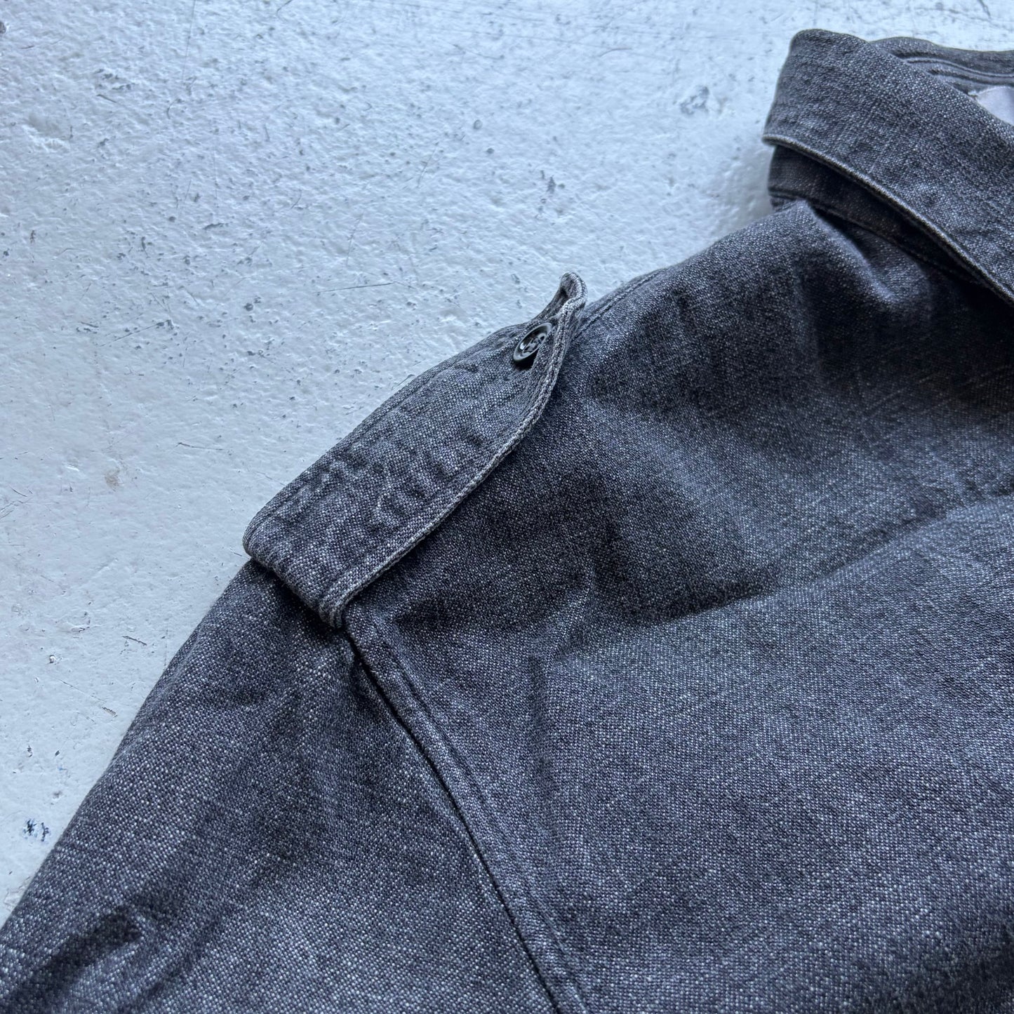 Dior Homme SS04 Strip Denim Shirt (38)