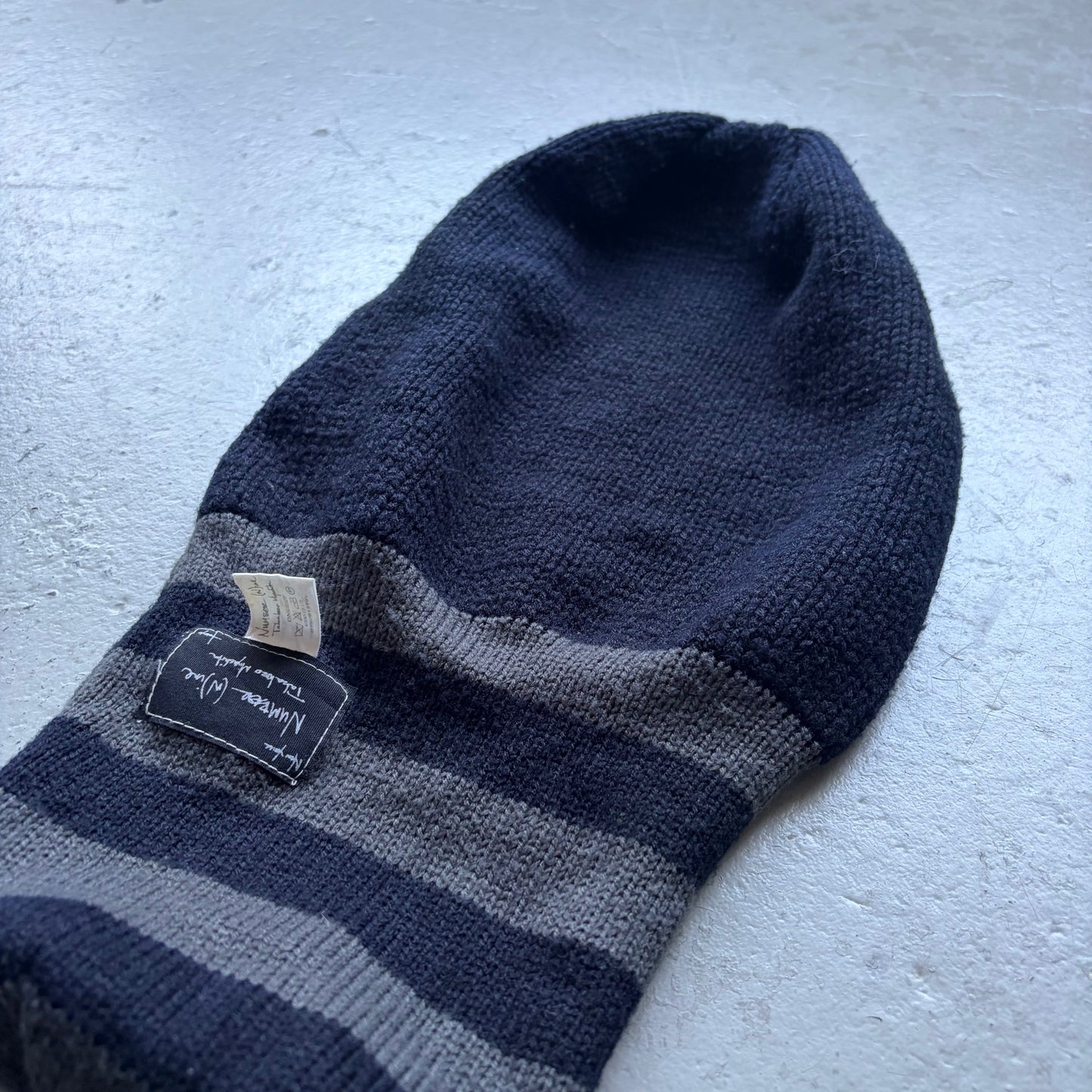 Number (N)ine SS04 "Dream Baby Dream" Balloon Grunge Beanie (OS)