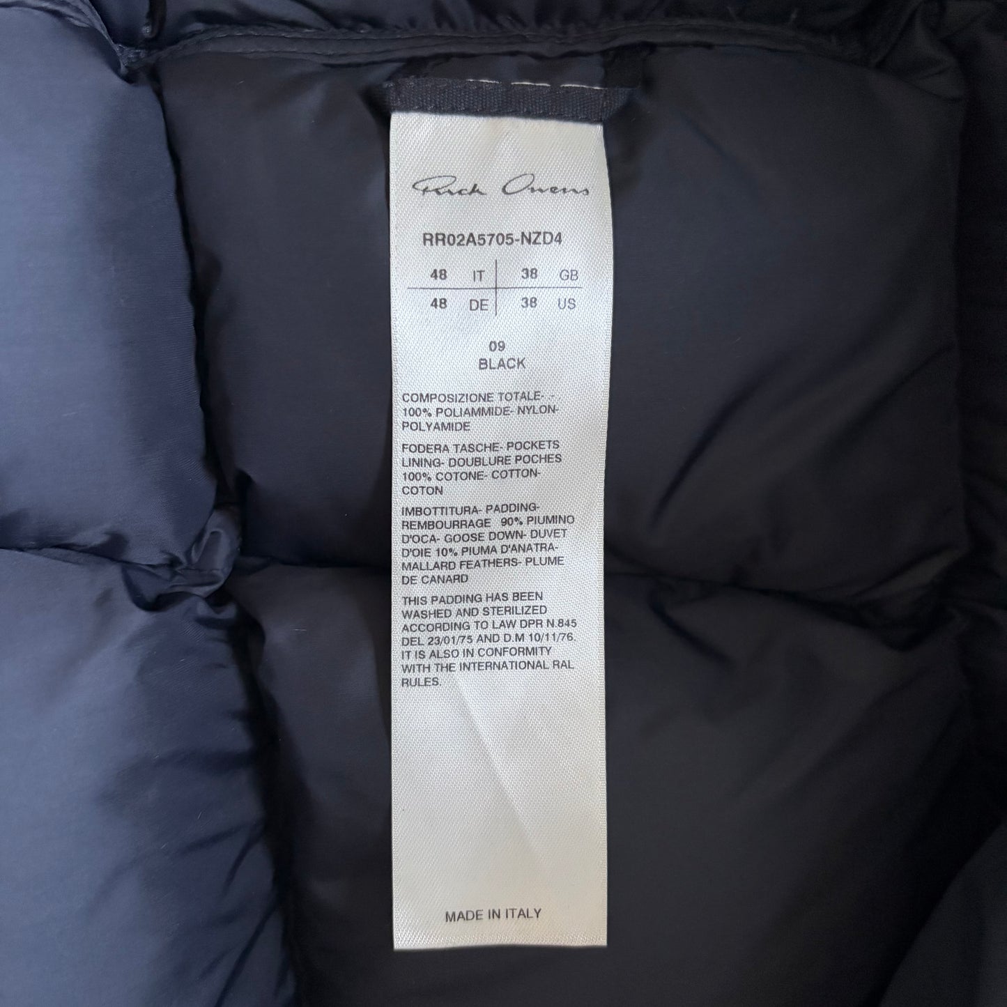 Rick Owens FW21 GETHSEMANE Peter Down Jacket (48)