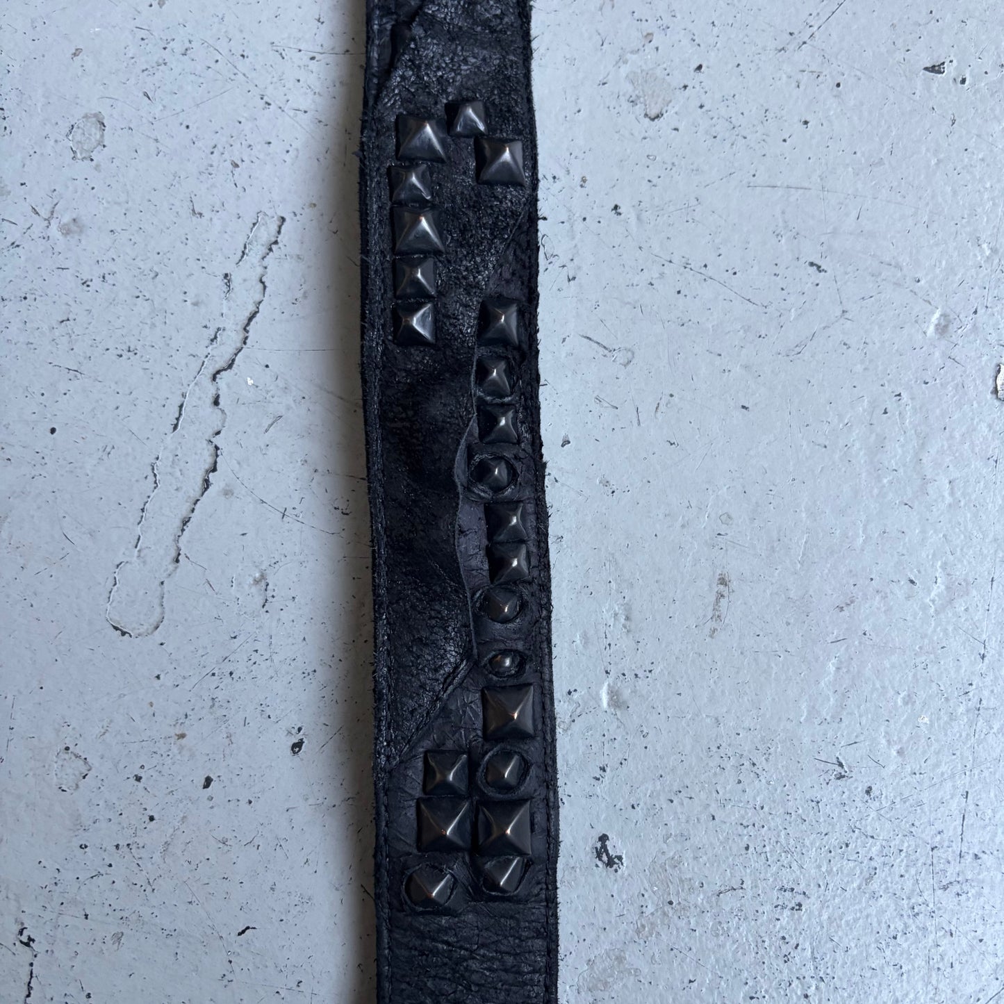 Kmrii Black Studded Belt (OS)