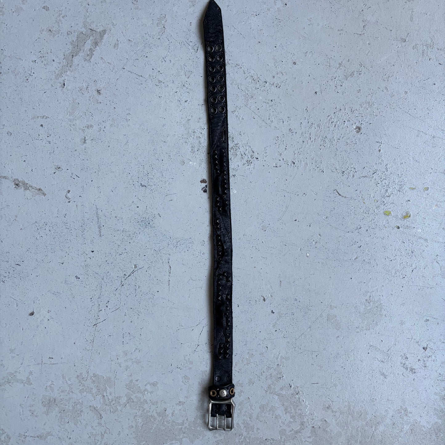 Kmrii Black Studded Belt (OS)