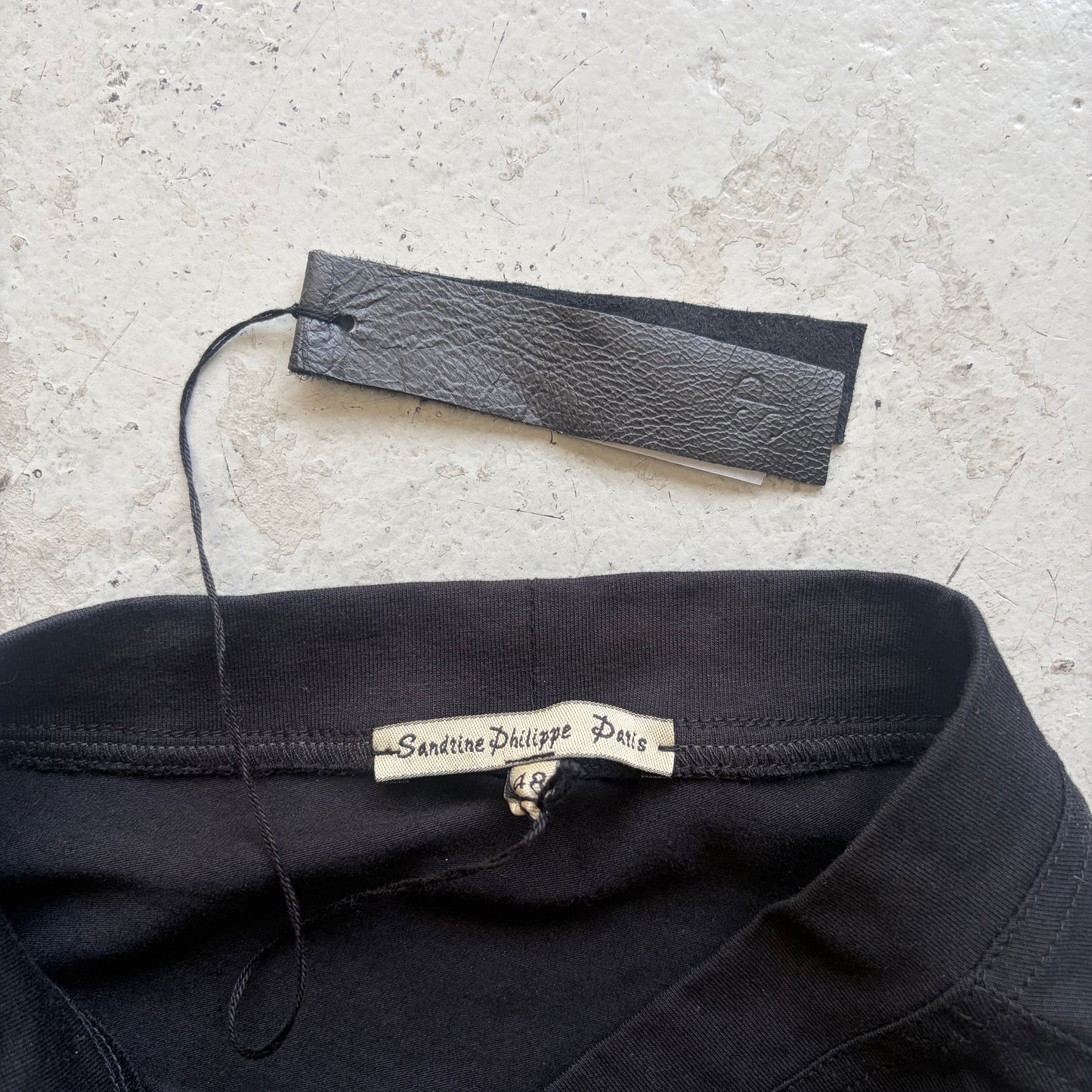 Sandrine Philippe Black Oversize Shirt (48)