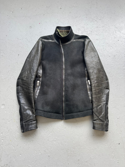 Rick Owens Calf and Lamb Sherling Jacket (46)