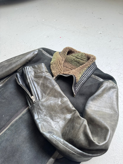 Rick Owens Calf and Lamb Sherling Jacket (46)