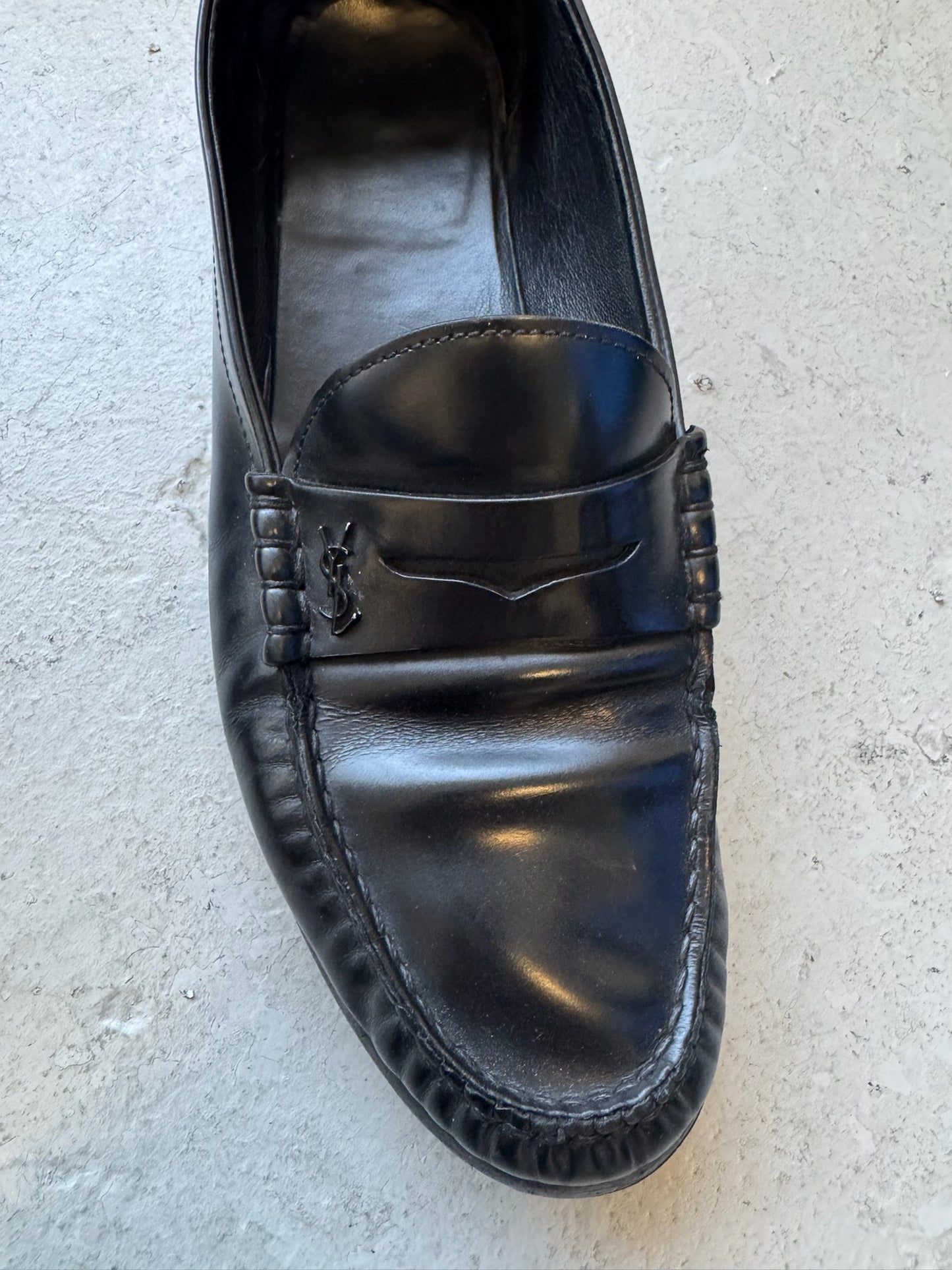 Saint Laurent Black Loafers (42)