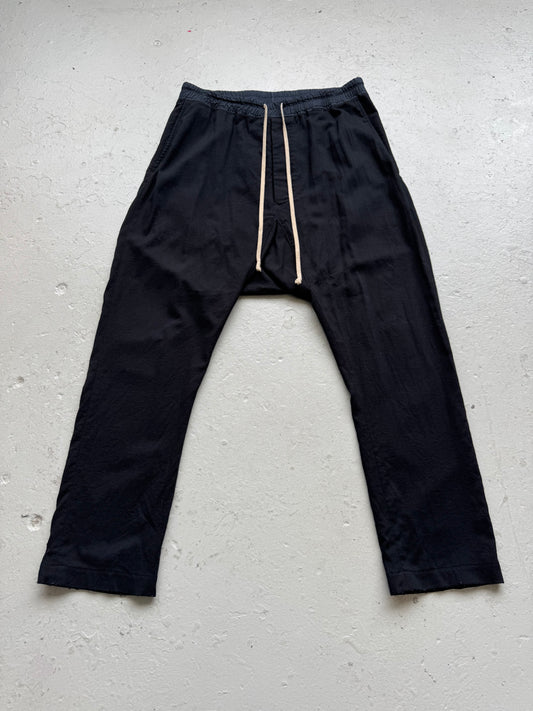 Rick Owens Mountain FW12 Wool Drop Crotch Trousers