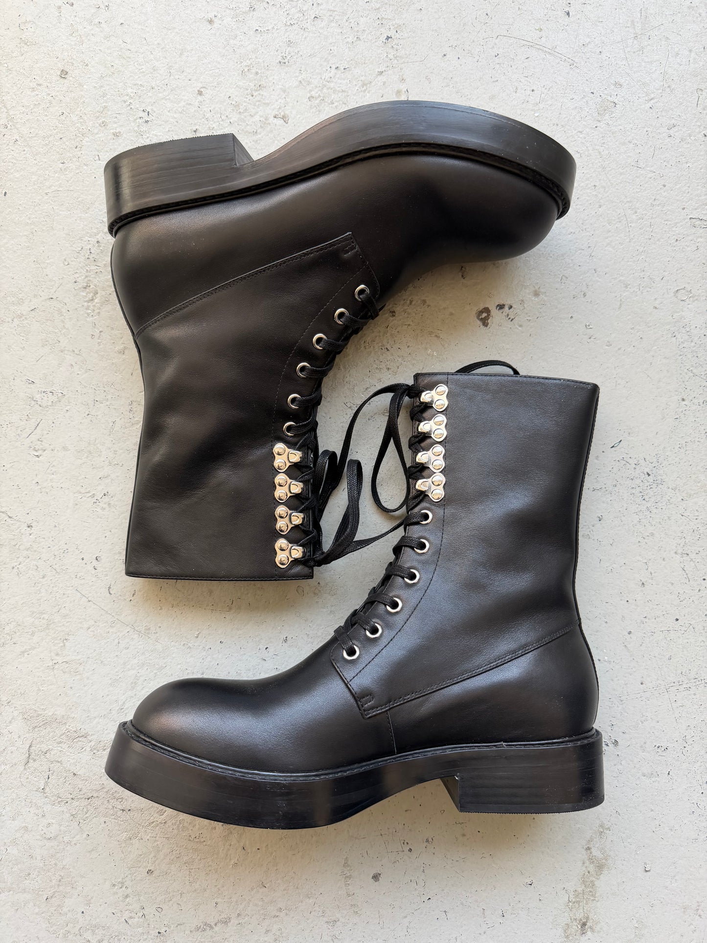 Ives Barrera Ready To Wear Samuel Combat Boots (42)