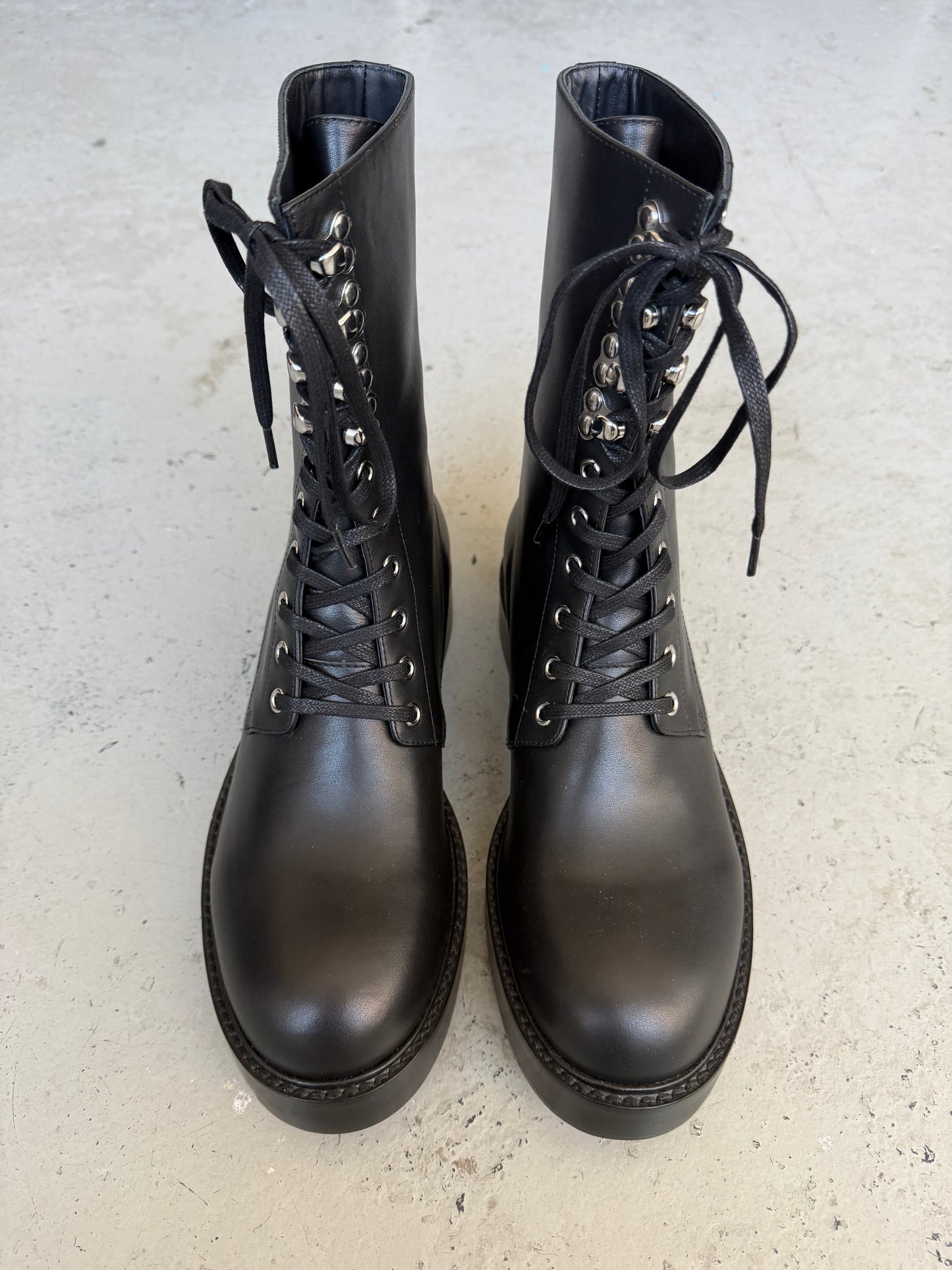 Ives Barrera Ready To Wear Samuel Combat Boots (42)