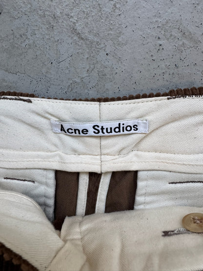 Acne Studios Brown Corduroy Trousers (46)