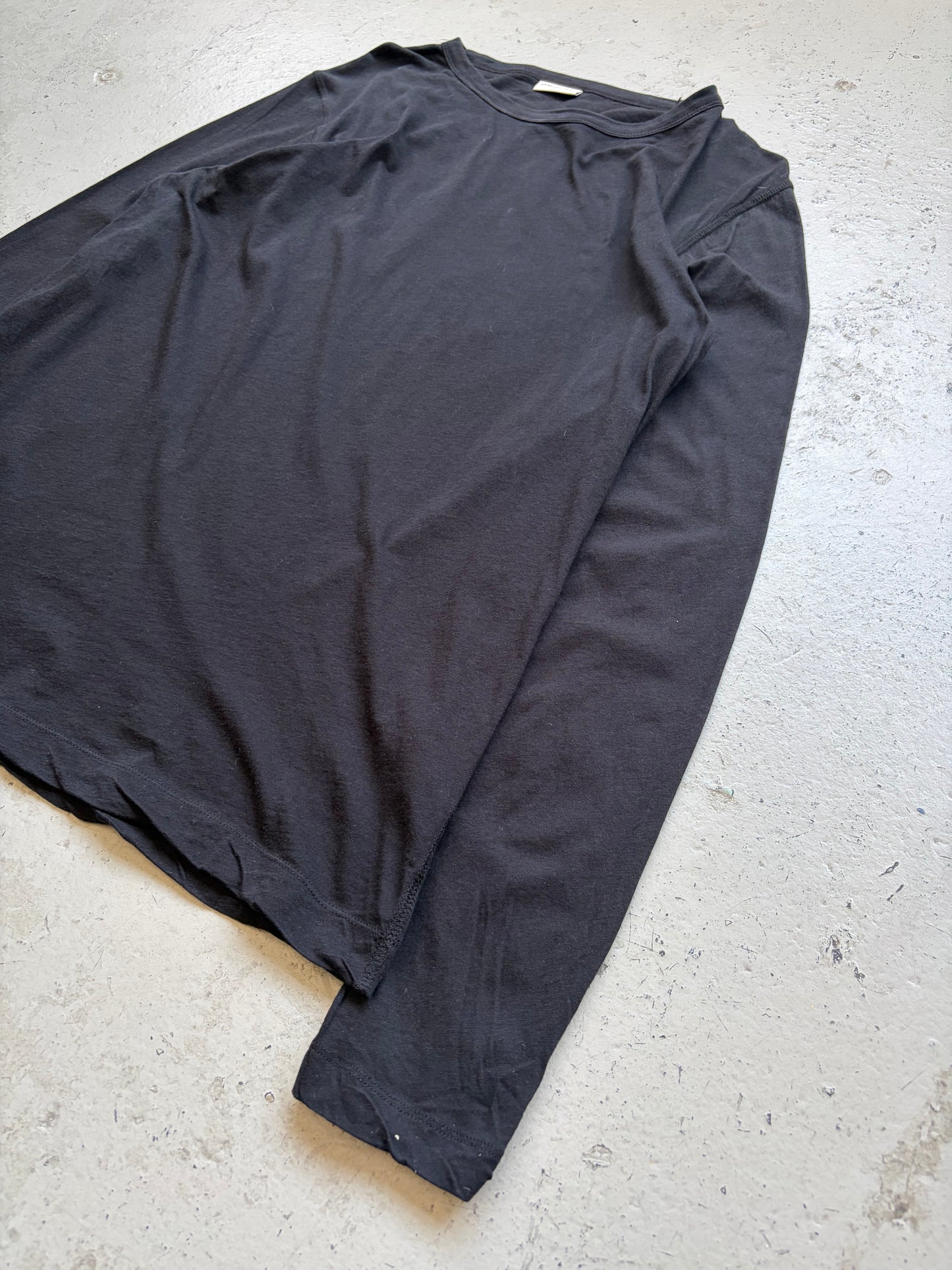 Dries Van Noten Black Long Sleeve Shirt (L)