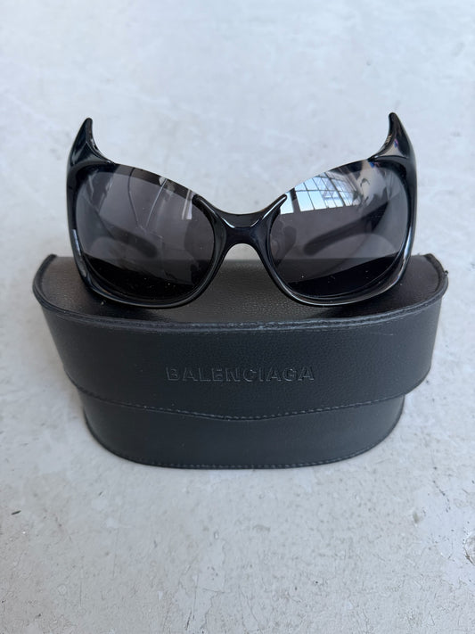 Balenciaga Gotham Cat Black Sunglasses (OS)
