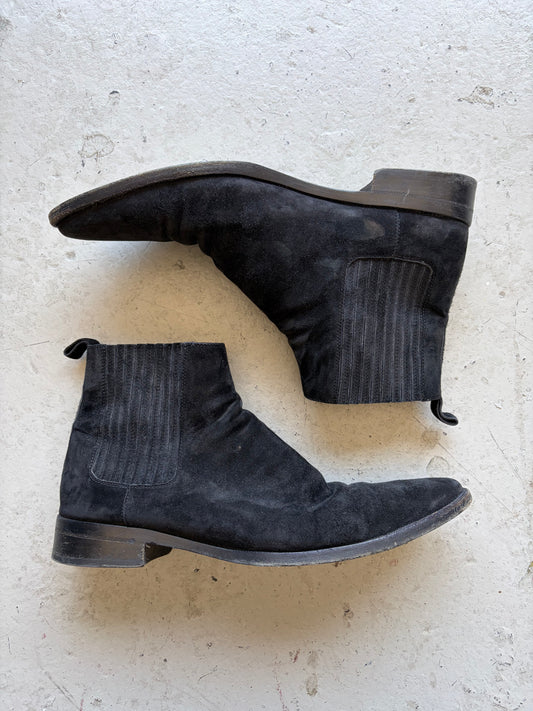 Saint Laurent Paris Dylan Suede Chelsea Boots (44)