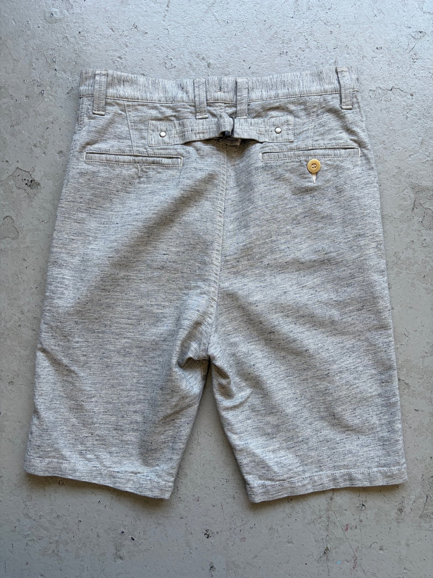 Junya Watanabe Comme Des Garcons Grey Cotton Shorts (S)