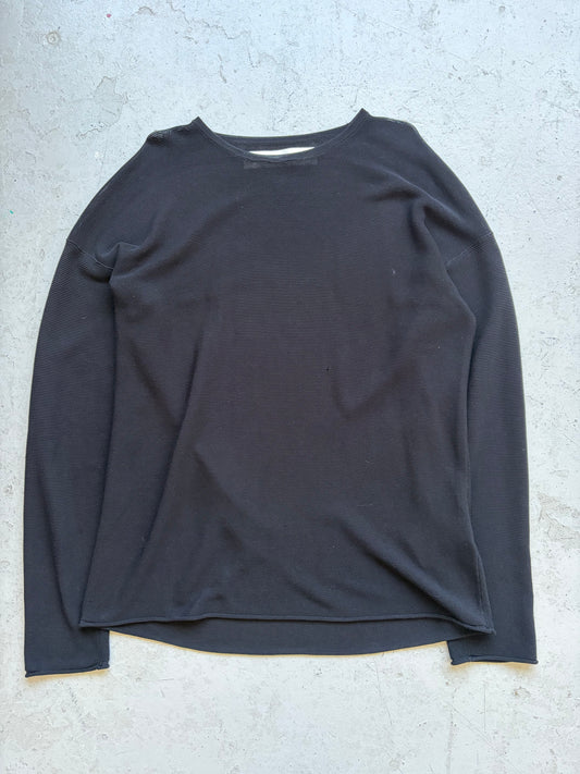 Isabel Benenato Black Long Sleeve Shirt (L)