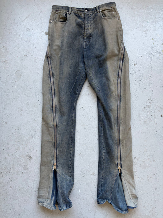 Rick Owens DRKSHDW SS23 Mineral Pearl Degrade Banana Cut Bolan (34)