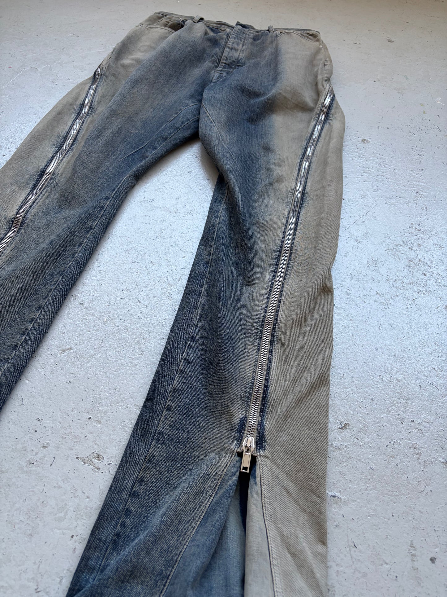 Rick Owens DRKSHDW SS23 Mineral Pearl Degrade Banana Cut Bolan (34)