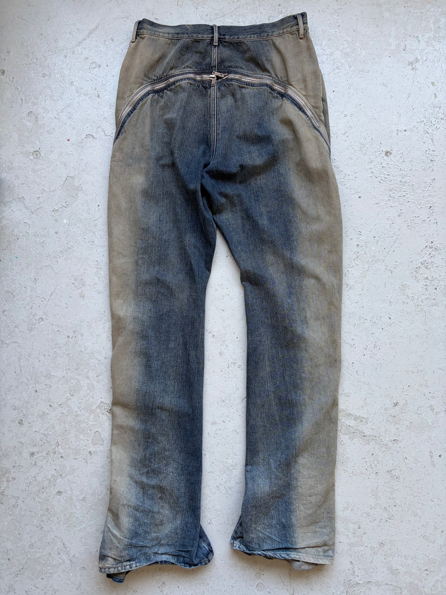Rick Owens DRKSHDW SS23 Mineral Pearl Degrade Banana Cut Bolan (34)