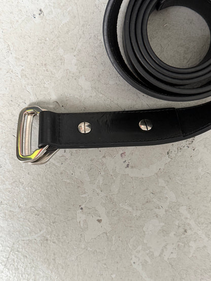 Balenciaga Bottle Opener Leather Belt (OS)