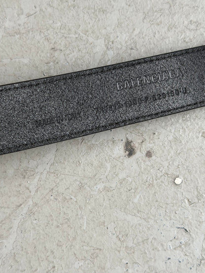 Balenciaga Bottle Opener Leather Belt (OS)