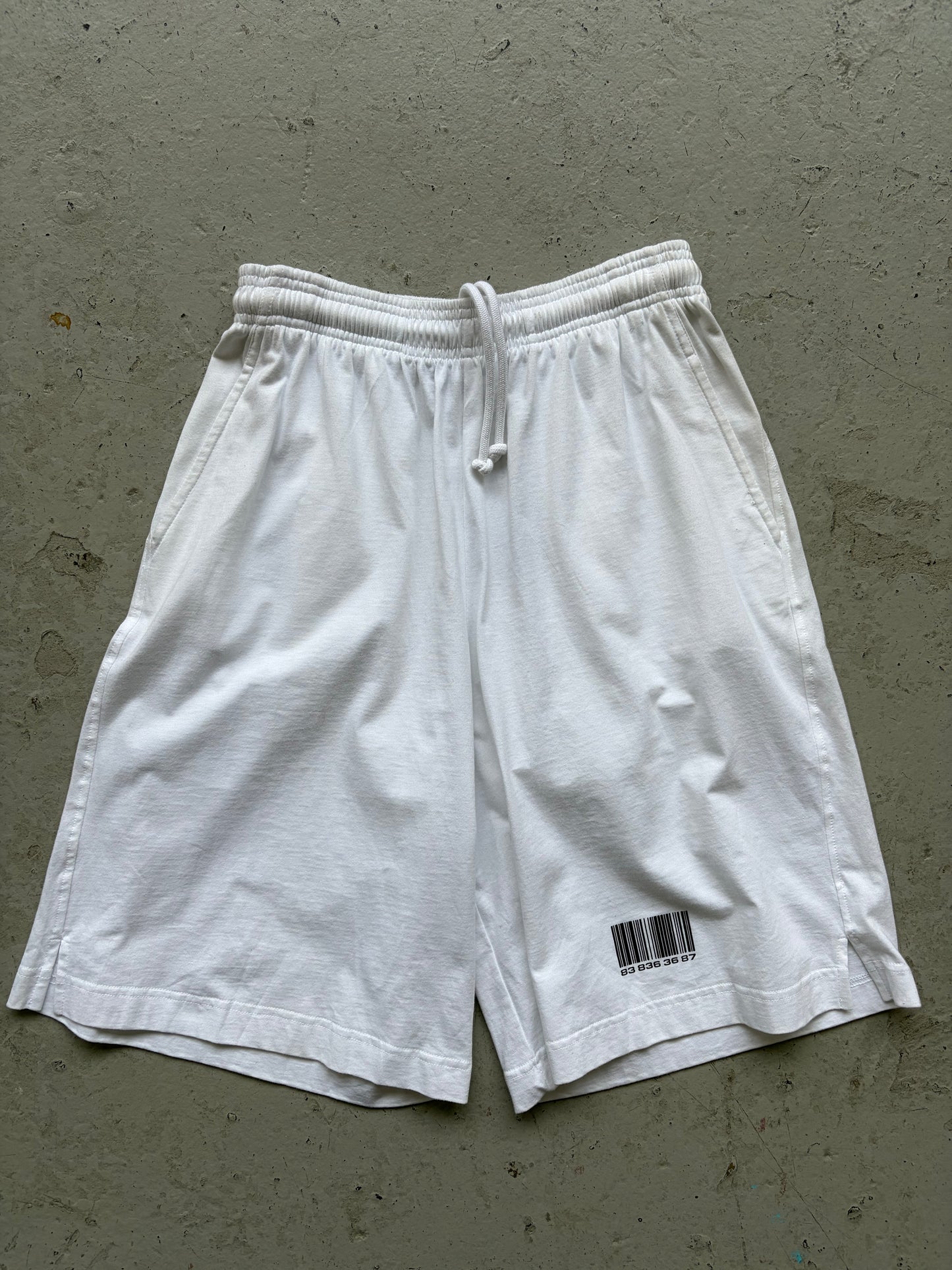 VTMNTS White Barcode Shorts (XS)