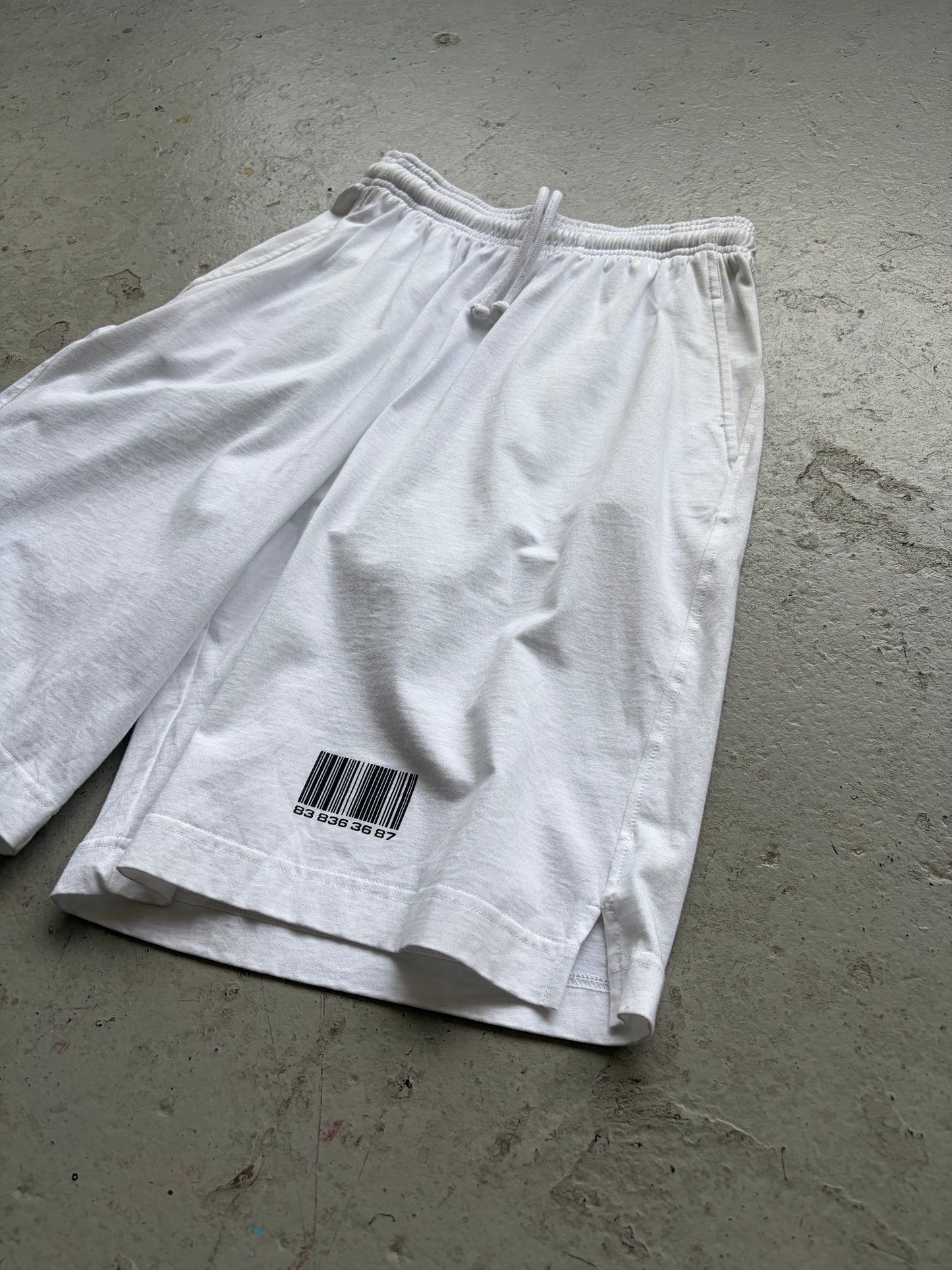 VTMNTS White Barcode Shorts (XS)