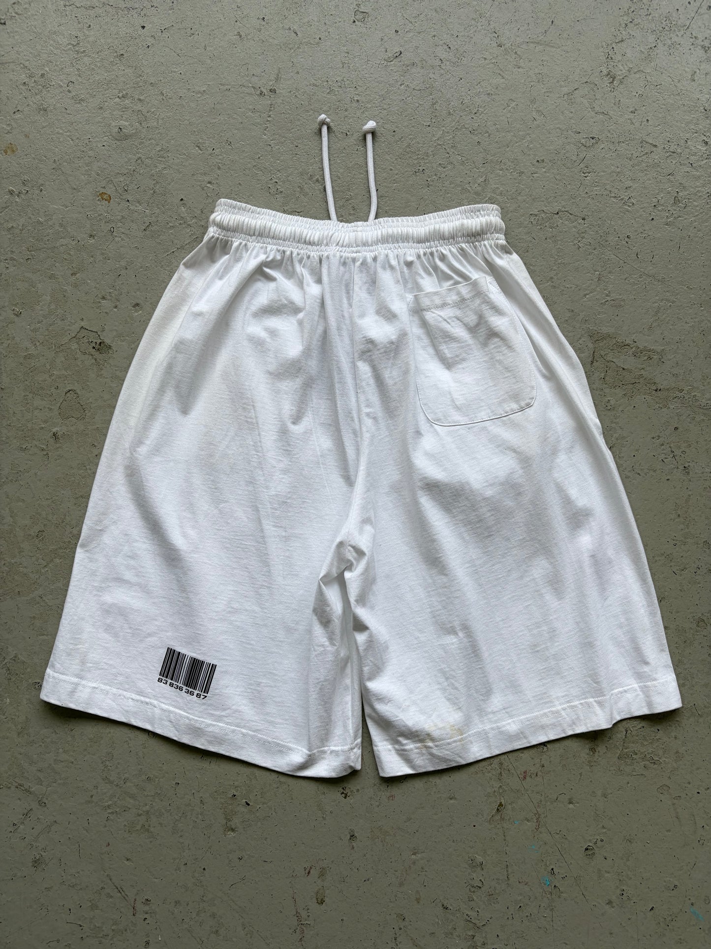 VTMNTS White Barcode Shorts (XS)