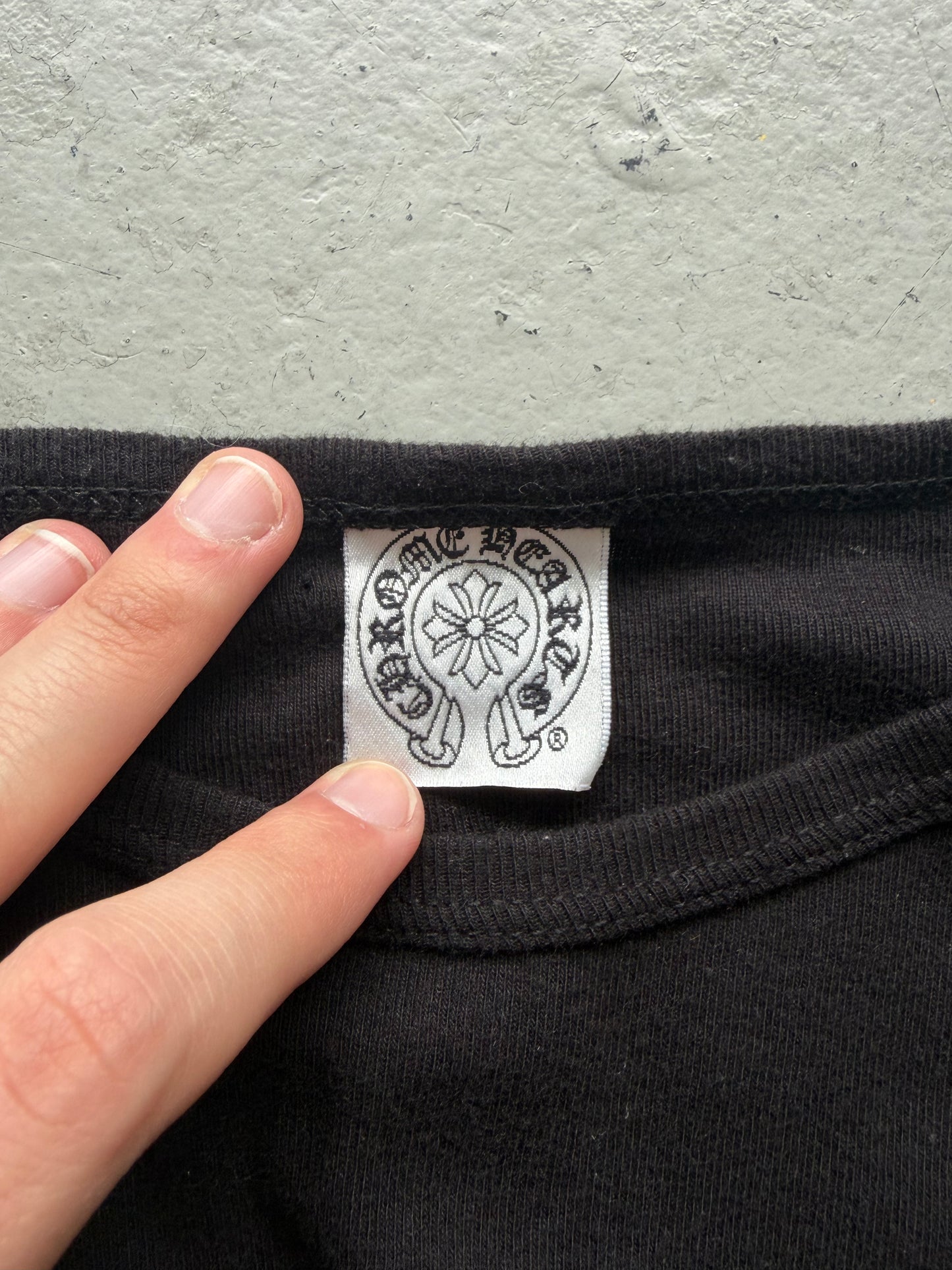 Chrome Hearts Vintage Embroidered Black Long Sleeve  (L)