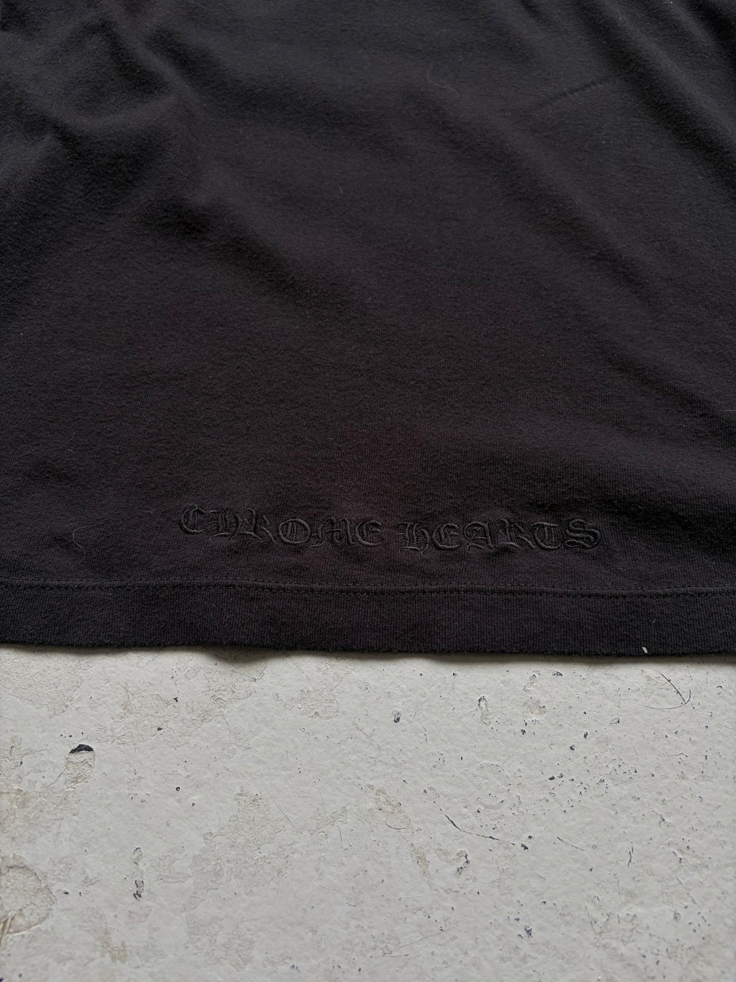Chrome Hearts Vintage Embroidered Black Long Sleeve  (L)