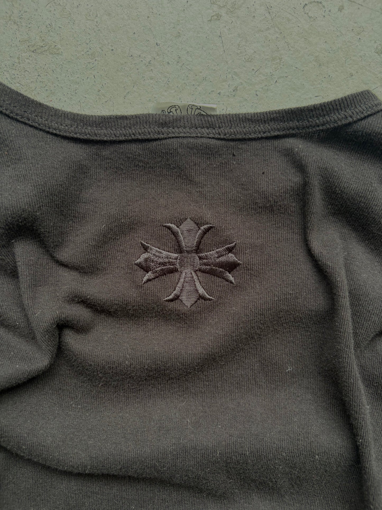 Chrome Hearts Vintage Embroidered Black Long Sleeve  (L)