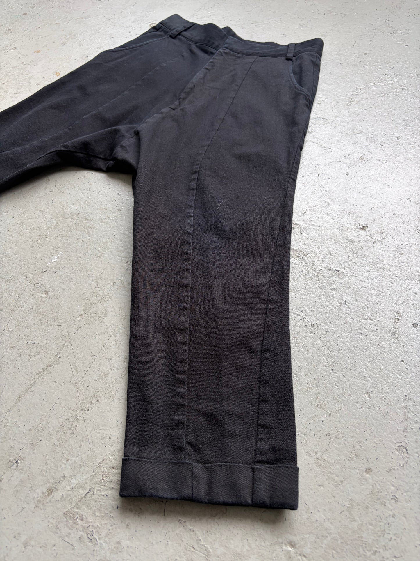 Army Of Me Drop Crotch Paneled Cropped Trousers (30)
