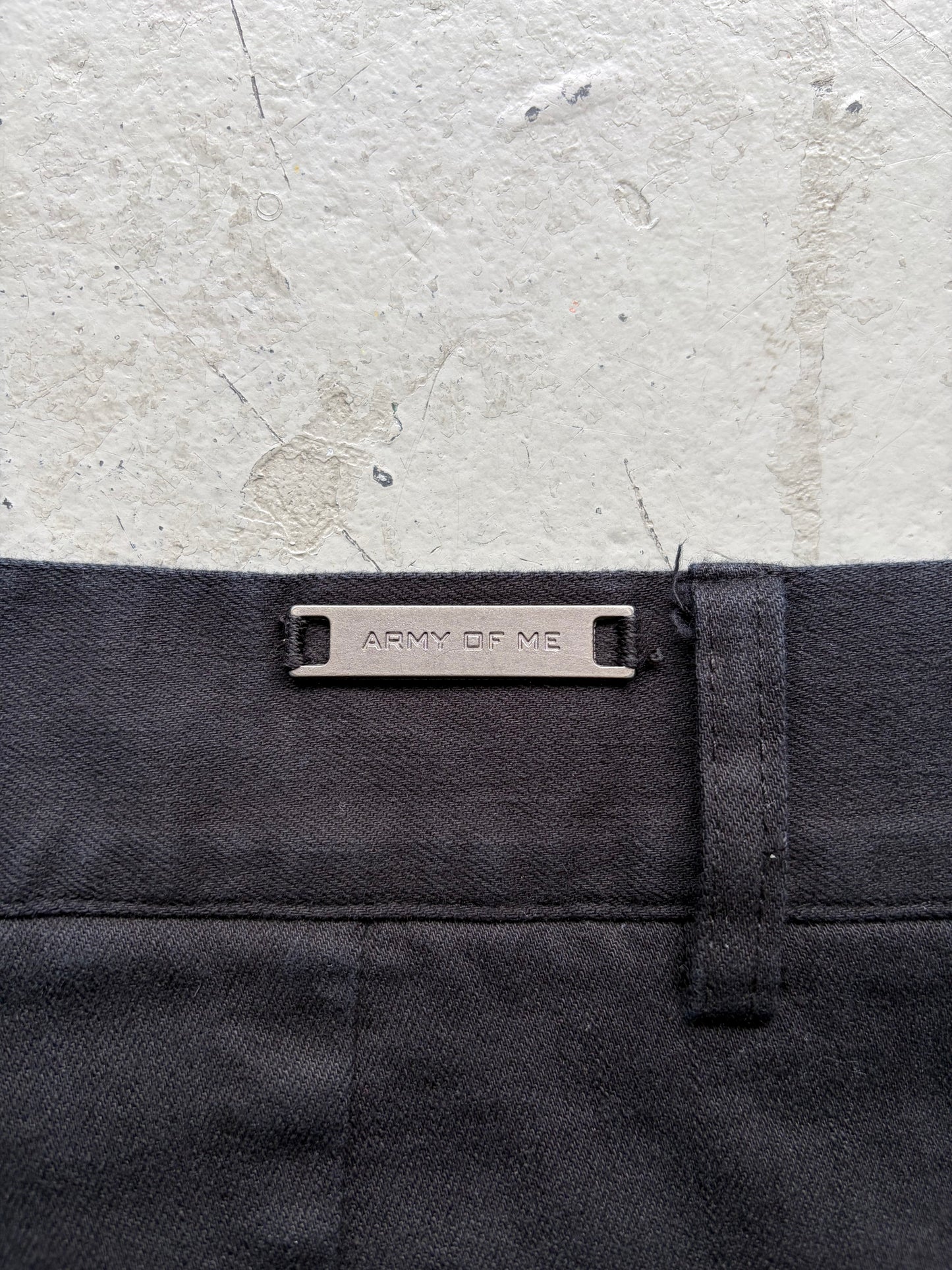 Army Of Me Drop Crotch Paneled Cropped Trousers (30)