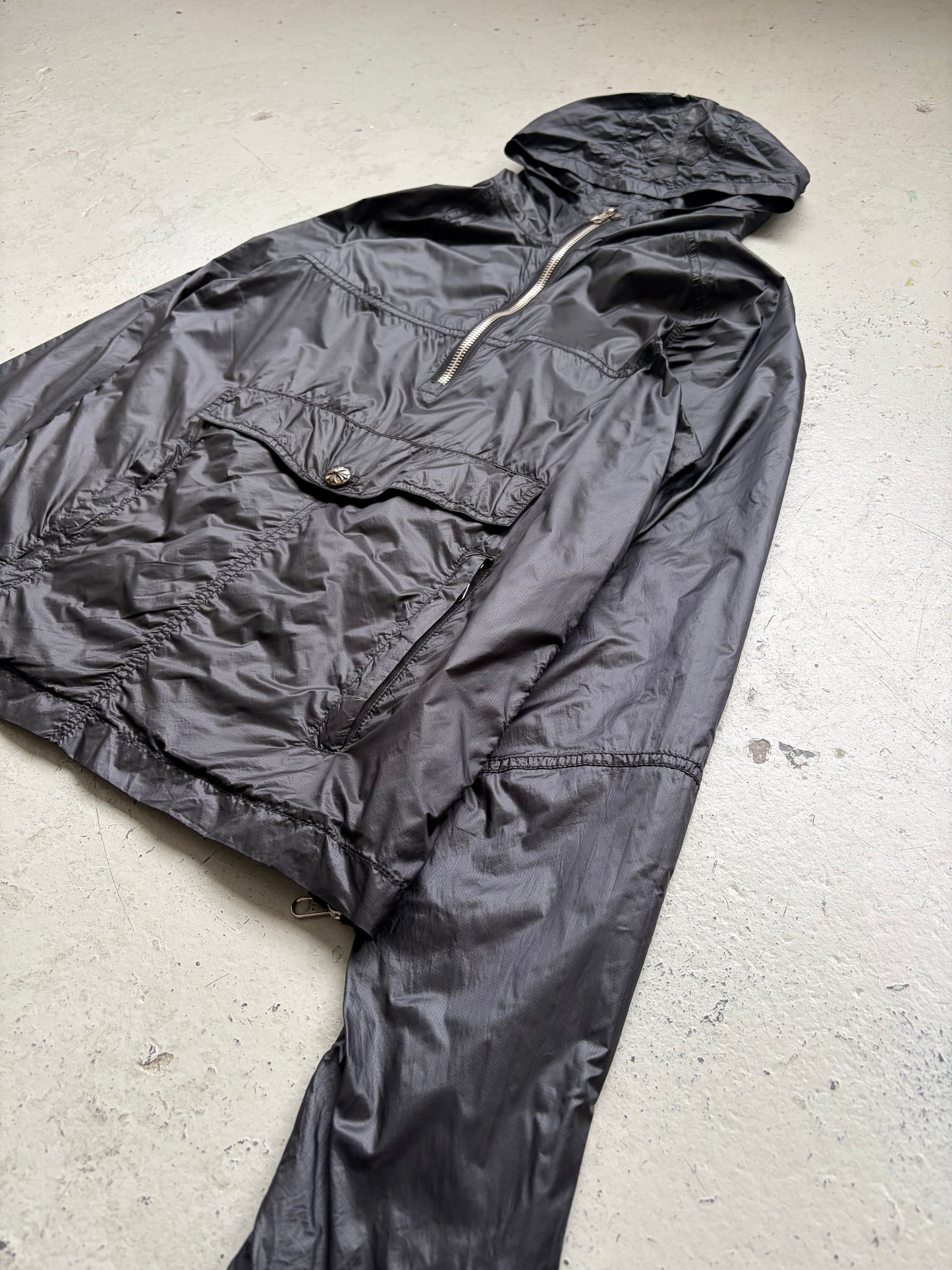 Chrome Hearts Cemetary Cross Patch Nylon Windbreaker (M)