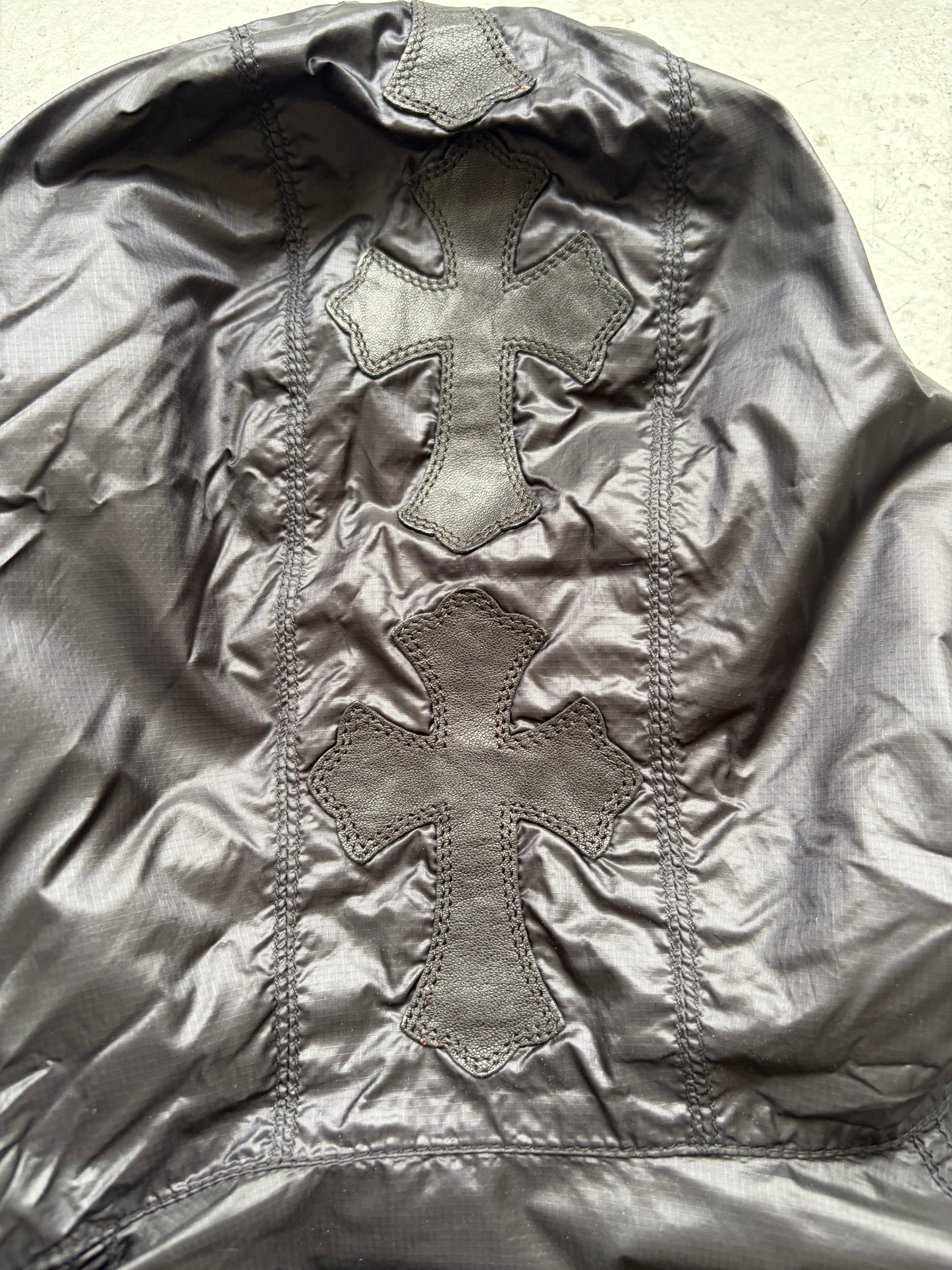 Chrome Hearts Cemetary Cross Patch Nylon Windbreaker (M)
