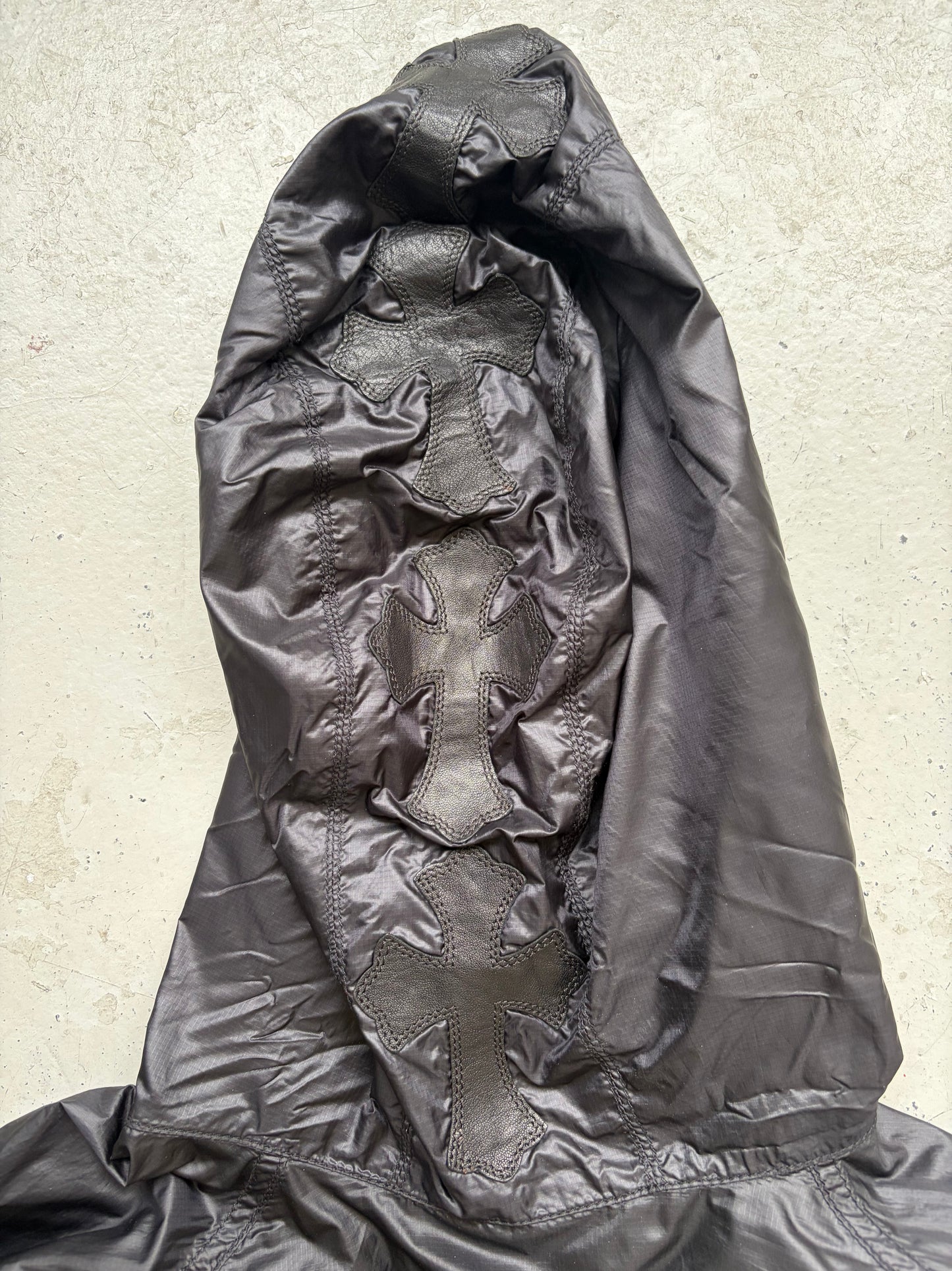 Chrome Hearts Cemetary Cross Patch Nylon Windbreaker (M)
