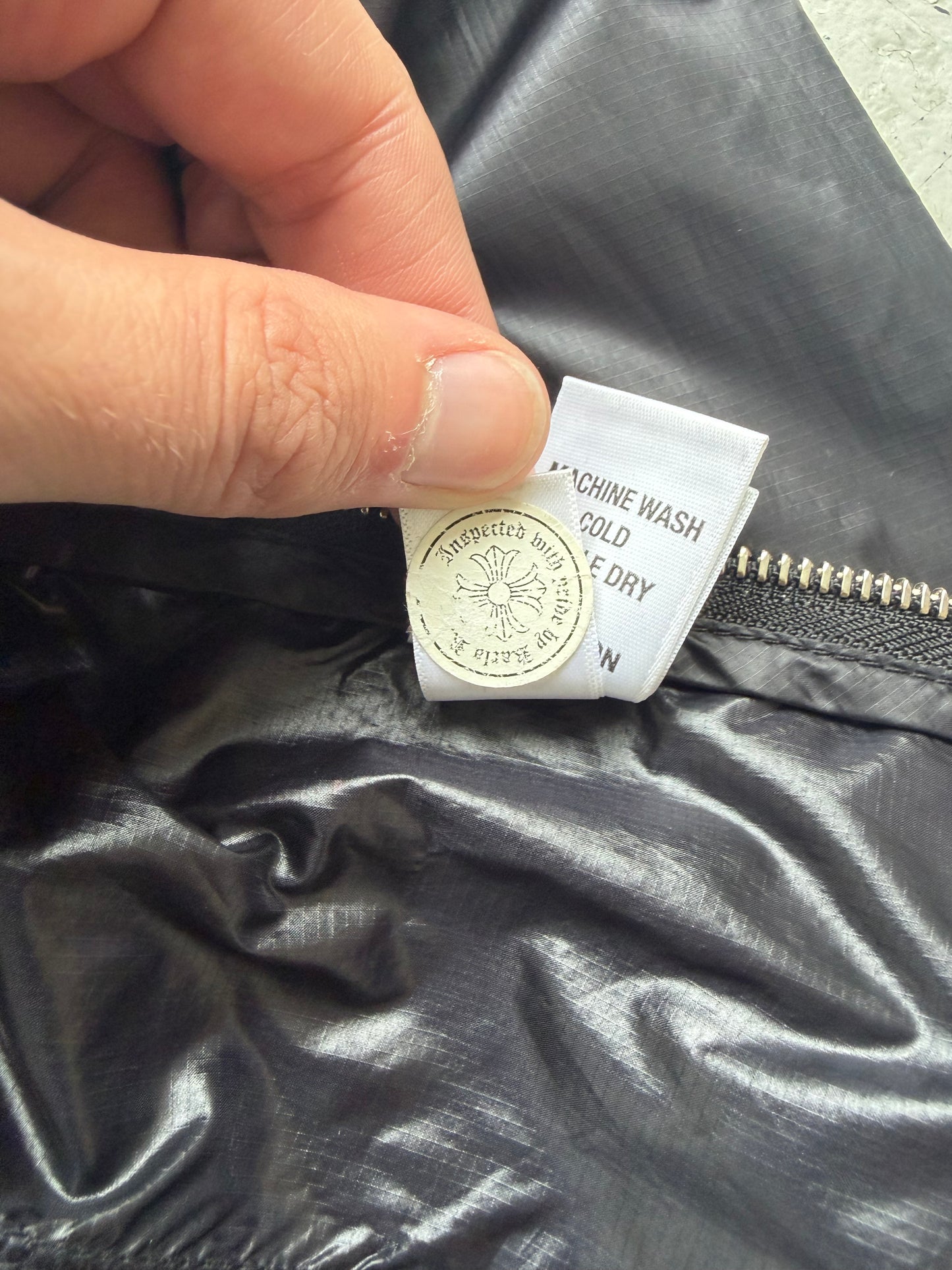 Chrome Hearts Cemetary Cross Patch Nylon Windbreaker (M)