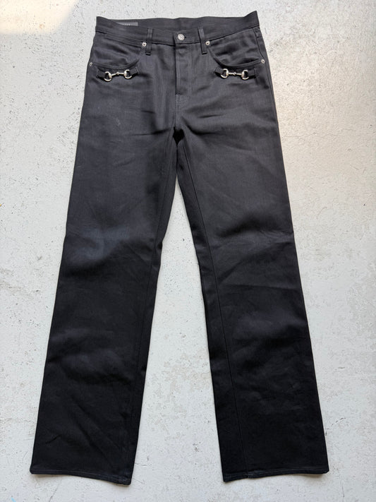 Gucci Horsebit Denim  (34)