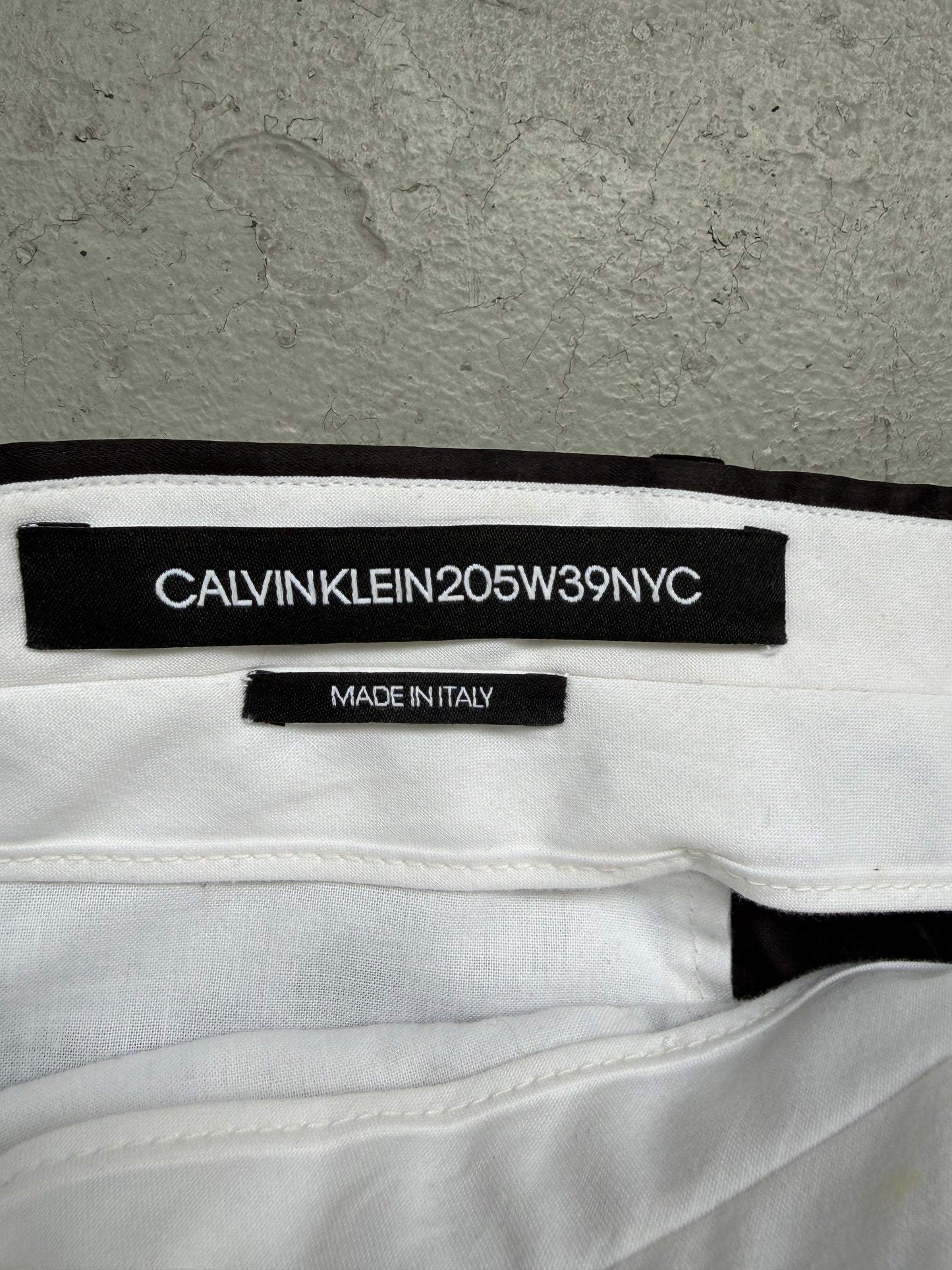 Calvin Klein 205W39NYC Black Satin Pants (52)
