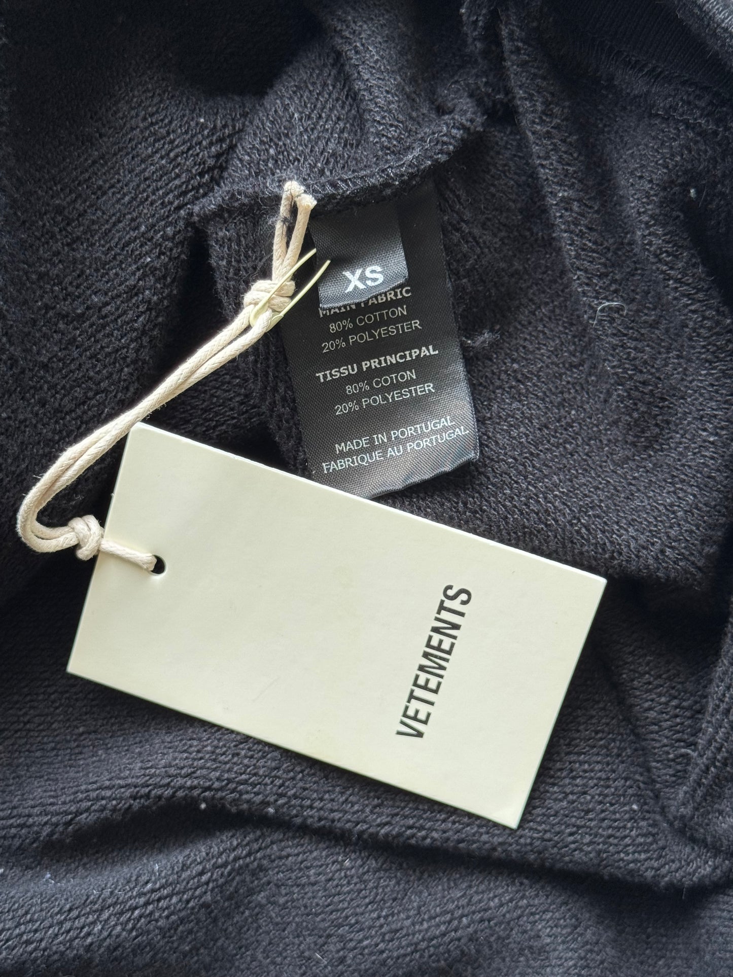 Vetements FW17 Split Bridges Zip Up Hoodie (XS)