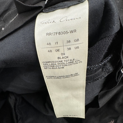 Rick Owens FW2017 Glitter Wool Trousers (48)