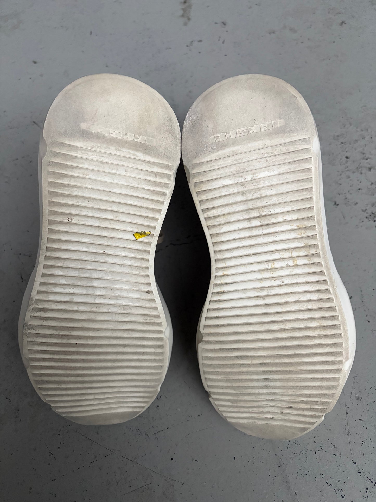 Rick Owens DRKSHDW Black Leather Abstract Ramones (43)