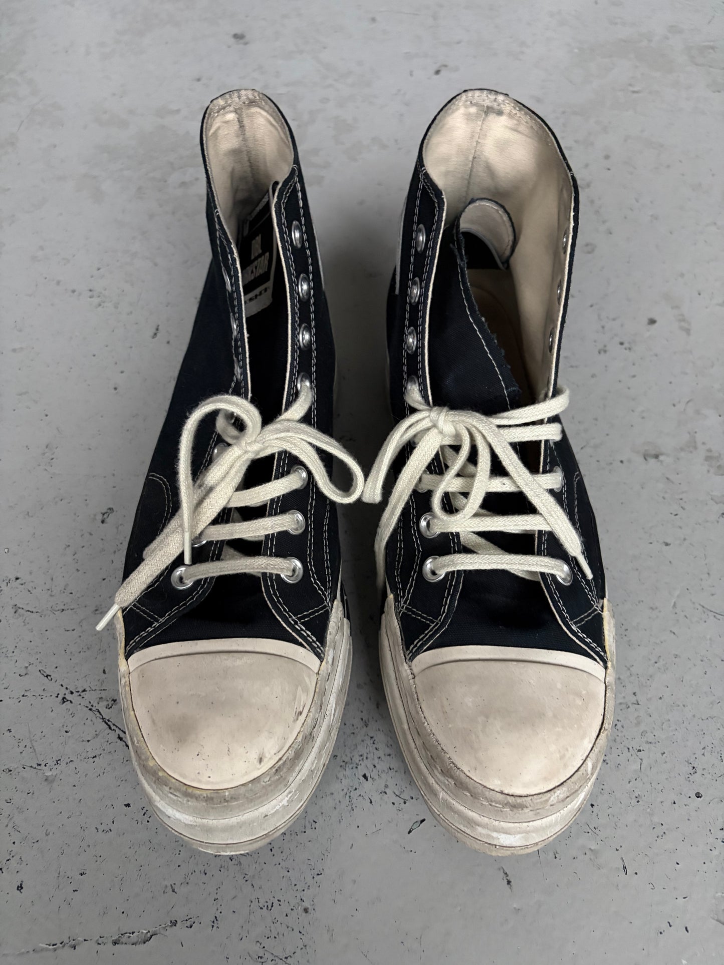 Rick Owens DRKSHDW DRKSTAR Converse  (10.5)