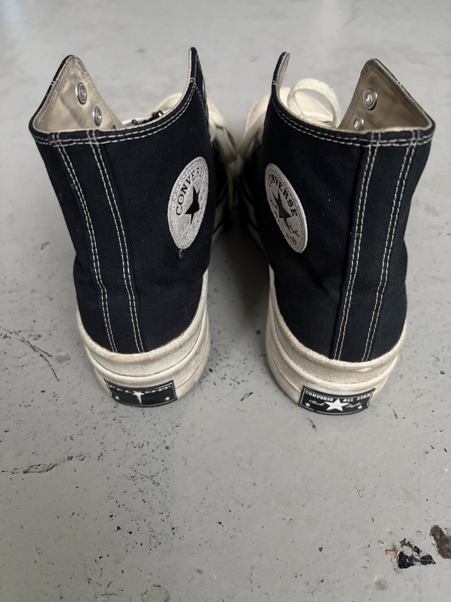 Rick Owens DRKSHDW DRKSTAR Converse  (10.5)