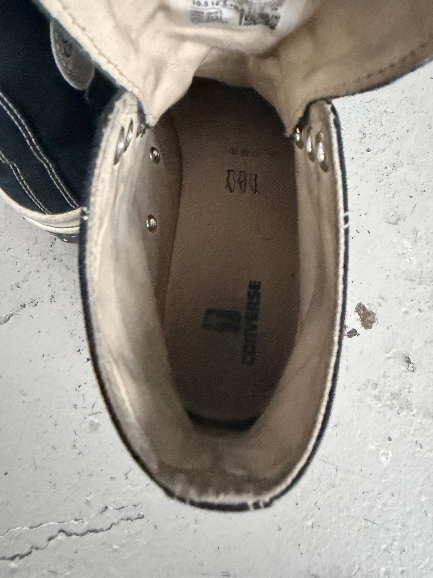 Rick Owens DRKSHDW DRKSTAR Converse  (10.5)