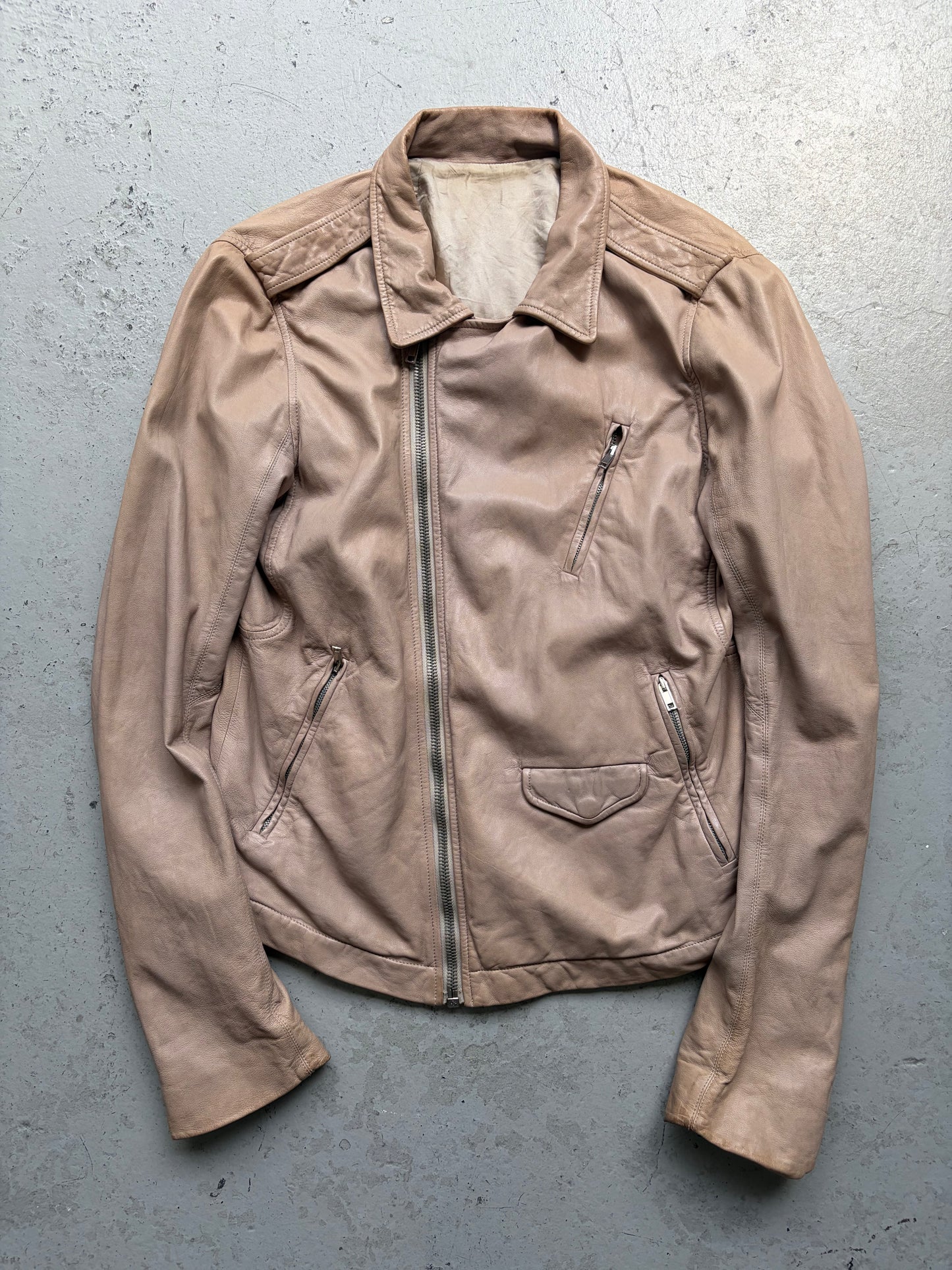 Rick Owens SS11 Anthem Stooges Perla Leather Jacket (M)