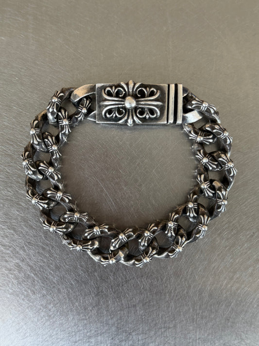 Chrome Hearts Extra Fancy Floral Cuban Bracelet (OS)